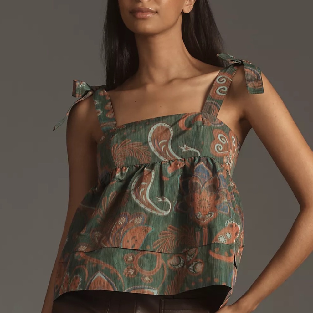 HUNTER BELL Pruett Babydoll Top ✨NWT